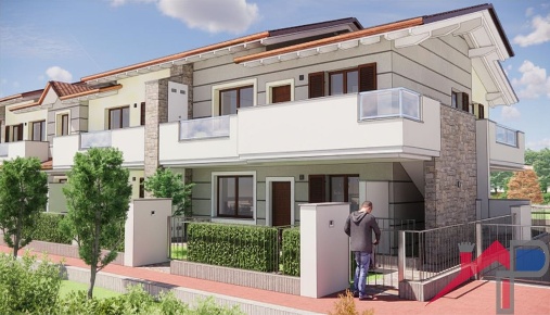 Foto Appartamento a Bonate Sopra Centro di 82 m² con 3 locali in vendita