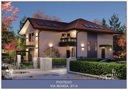 Foto Villa bifamiliare in Via Monza, Pioltello Centro di 200 m² in vendita