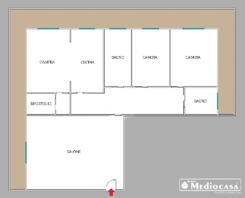 Foto Appartamento in Via Filogaso, Roma di 160 m² con 4 locali in vendita