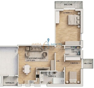 Foto Appartamento in Via San Giovanni Battista la Salle 9, Massa Centro