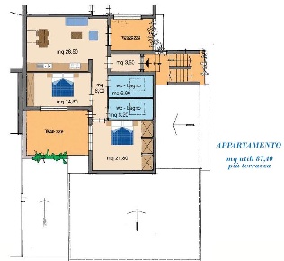 Foto Appartamento in via Vittorio Veneto, Dicomano Centro di 87 m²