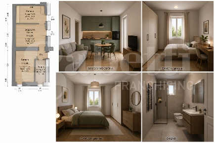 Foto Appartamento in Via genova 53, Rivergaro Centro di 55 m² con 3 locali