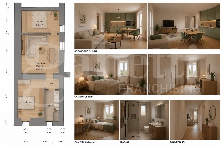 Foto Appartamento in Via genova 53, Rivergaro Centro di 55 m² con 3 locali