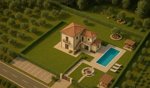 Foto Casa indipendente a Bibbona di 390 m² con 9 locali in vendita