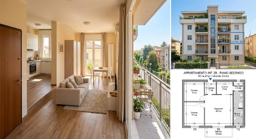 Foto Appartamento in via caciagli, Pontedera Centro di 66 m² con 4 locali
