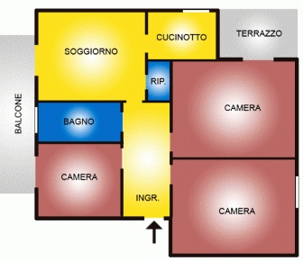 Foto Appartamento a Bologna San Donato di 90 m² con 4 locali in affitto