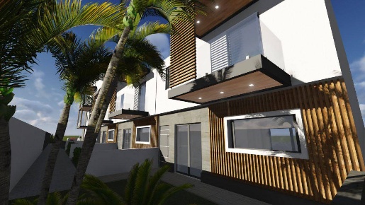 Foto Villa a schiera in Via dei Vittorini snc, Cagliari Genneruxi di 135 m²