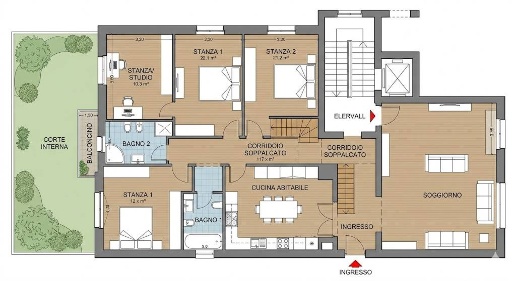 Foto Appartamento in via borghesano lucchese, Roma Marconi di 118 m²