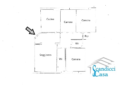 Foto Appartamento in Via Pistelli, Scandicci di 120 m² con 5 locali