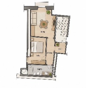 Foto Appartamento a Carloforte di 51 m² con 2 locali in vendita