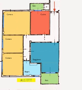 Foto Appartamento a Pisa Le Piagge di 110 m² con 5 locali in vendita