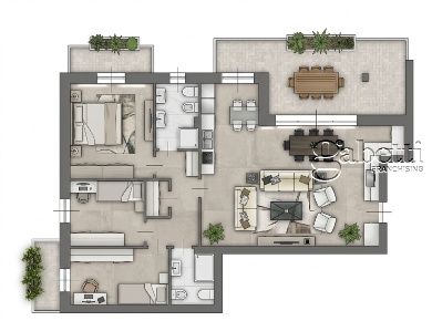 Foto Appartamento in Via Antonio Vivaldi, Dairago di 135 m² con 4 locali