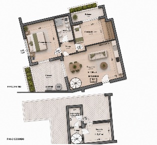 Foto Appartamento a Roma di 80 m² con 4 locali in vendita
