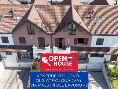 Foto Villa a schiera in Via Maestri del Lavoro 42, Olgiate Olona di 177 m²