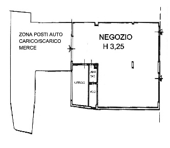 Foto Negozio a Pistoia Vergine di 90 m² con 2 locali in affitto