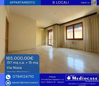 Foto Appartamento in via nizza, Sassari di 157 m² con 6 locali in vendita