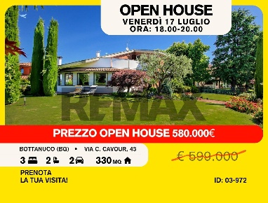Foto Villa unifamiliare in Via C. Cavour 43, Bottanuco di 330 m² in vendita