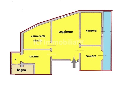 Foto Appartamento in Via Camillo Benso Cavour, Savona di 110 m² in vendita