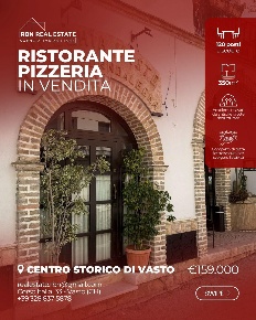 Foto Ristorante a Vasto Centro Storico di 350 m² in vendita