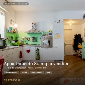 Foto Appartamento in via piero della francesca 5, Milano Sempione di 80 m²
