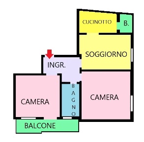 Foto Appartamento in Via delle Fragole, Bologna Murri con 3 locali
