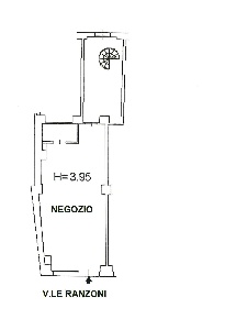 Foto Negozio in Viale Ranzoni 7, Milano San Siro di 62 m² con 2 locali
