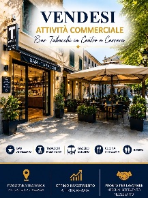 Foto Bar a Carrara Centro di 45 m² con 2 locali in vendita