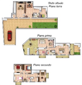 Foto Villa bifamiliare in Via Catanzaro 11, San Giovanni la Punta di 230 m²