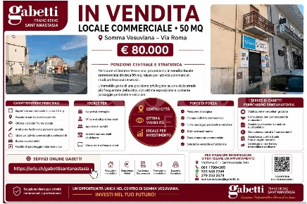 Foto Negozio in Via Roma 60, Somma Vesuviana di 46 m² in vendita