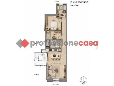 Foto Appartamento a Catania Carruba di Ognina - Teseo di 115 m² in vendita