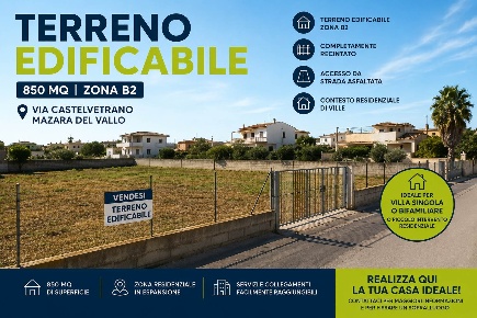 Foto Terreno edificabile a Mazara del Vallo di 850 m² in vendita