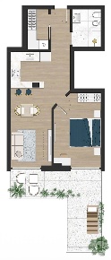 Foto Appartamento a Bolzano Europa - Novacella di 53 m² con 2 locali