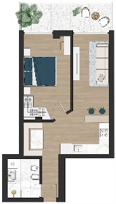 Foto Appartamento a Bolzano Europa - Novacella di 51 m² con 2 locali