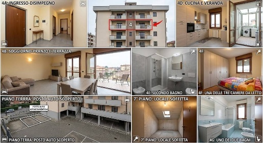 Foto Appartamento in Via Pio Fedi, Firenze Argingrosso di 109 m² in vendita