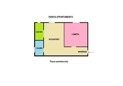 Foto Appartamento a Carrara Bondano - Partaccia di 50 m² con 3 locali