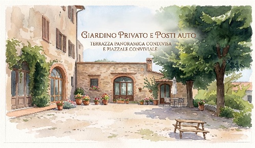 Foto Appartamento in via di Buliciano 1, Colle di Val d'Elsa di 129 m²