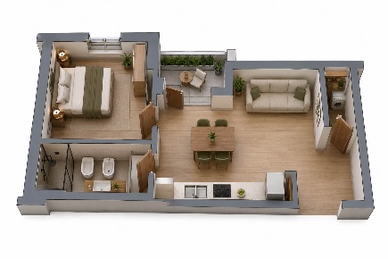 Foto Appartamento a Firenze Le Cure di 56 m² con 2 locali in vendita