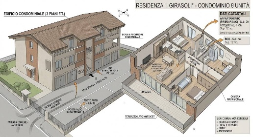 Foto Duplex in via aldo moro, Terricciola Selvatelle di 72 m² con 5 locali