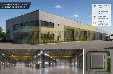 Foto Capannone industriale in Via E Baschenis snc, Dalmine di 1650 m²