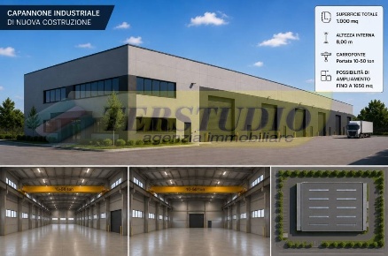 Foto Capannone industriale in Via A Vespucci snc, Osio Sotto di 1000 m²