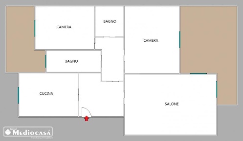 Foto Appartamento in Viale Bruno Pelizzi, Roma di 110 m² con 3 locali