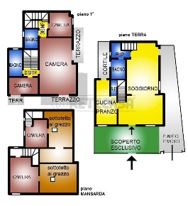 Foto Villa a schiera in Via Cesare Riccioni 20, Viareggio di 150 m²