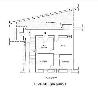Foto Appartamento in Via Genova 26, Arnasco Caricamento di 102 m² all'asta