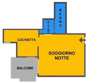 Foto Appartamento a Bologna Massarenti di 30 m² con 1 locali in affitto