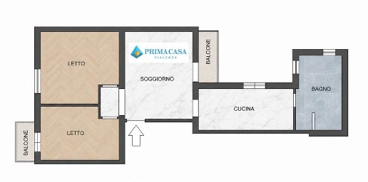 Foto Appartamento a Piacenza Farnesiana di 85 m² con 3 locali in vendita
