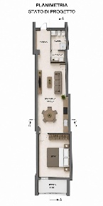 Foto Appartamento a Novoli di 59 m² con 2 locali in vendita