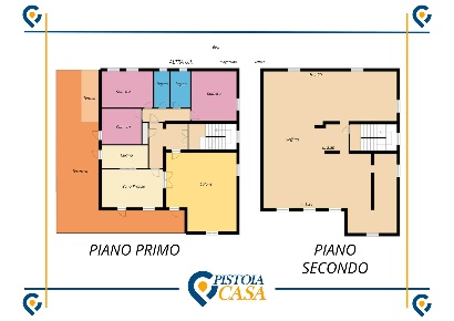 Foto Appartamento a Pistoia Sant'Agostino di 170 m² con 5 locali in vendita