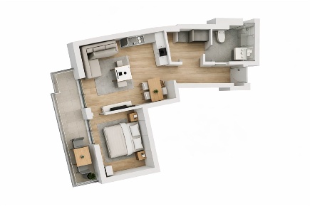 Foto Appartamento in Via Teulada, Roma Mazzini - Delle Vittorie di 50 m²