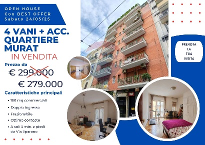 Foto Appartamento in Via Principe Amedeo, Bari Murat di 149 m² con 4 locali