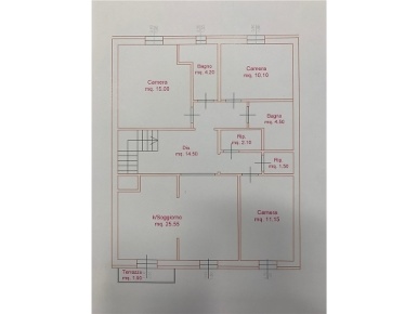 Foto Appartamento in VIA CAPOQUADRI, Empoli Ponzano di 90 m² con 5 locali